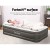 Bestway Fortech Single Air Mattress - 46cm Grey, Durable Vinyl, Built-In Pump, Antimicrobial, Indoor/Outdoor Use