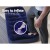 Bestway Single Size Navy Air Mattress - Flocked Surface, Coil-Beam, Built-in Pump, Indoor/Outdoor Use, 1-Year Warranty