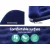 Bestway Single Size Navy Air Mattress - Flocked Surface, Coil-Beam, Built-in Pump, Indoor/Outdoor Use, 1-Year Warranty