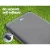 Weisshorn Self-Inflating Camping Mat, 6cm Thick Foam, Durable Taffeta, 60s Inflation, 189x66cm, Grey, w/ Carry
