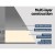 Weisshorn Self-Inflating Camping Mat, 6cm Thick Foam, Durable Taffeta, 60s Inflation, 189x66cm, Grey, w/ Carry