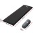 Weisshorn Self-Inflating Camping Mattress - 9.5cm Polyurethane Foam, Suede Surface, Black, 187x66cm, with Carry Bag