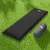 Weisshorn Self-Inflating Camping Mattress - 9.5cm Polyurethane Foam, Suede Surface, Black, 187x66cm, with Carry Bag