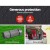 Weisshorn Double Self-Inflating Mattress - Grey, 4cm Thick, Polyurethane Foam, Water-Resistant, 199x137cm, 60s Inflation