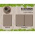 Weisshorn Double Self-Inflating Camping Mattress, 10cm Thick, Water-Resistant, Coffee Colour, 196x136cm with Carry Bag