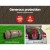 Weisshorn Self-Inflating Camping Mattress, Coffee, 9.5cm Thick Foam, 187x66cm, Water-Resistant, Joinable, w/ Carry
