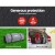 Weisshorn Self-Inflating Camping Mattress Grey | 9.5cm Thick Foam | Water Resistant | 187x66cm | Easy Setup & Carry