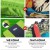 Weisshorn Double Self-Inflating Camping Mattress - 2.5cm Thick Foam, Water-Resistant, Joinable, 190x128cm, Green