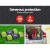 Weisshorn Double Self-Inflating Camping Mattress - 2.5cm Thick Foam, Water-Resistant, Joinable, 190x128cm, Green