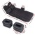Weisshorn 176x80 Inflatable Car Mattress - Charcoal PVC SUV Camping Bed with Pump, Pillows, Non-Slip Design & Bag
