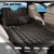 Weisshorn 176x80 Inflatable Car Mattress - Charcoal PVC SUV Camping Bed with Pump, Pillows, Non-Slip Design & Bag