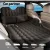 Weisshorn 176x80 Inflatable Car Mattress - Charcoal PVC SUV Camping Bed with Pump, Pillows, Non-Slip Design & Bag