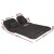 Weisshorn 175x130 Inflatable Car Mattress for SUV – Black, PVC, Soft Flocked Surface, Includes Air Pump & 2 Pillows
