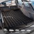 Weisshorn 175x130 Inflatable Car Mattress for SUV – Black, PVC, Soft Flocked Surface, Includes Air Pump & 2 Pillows