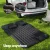 Weisshorn 175x130 Inflatable Car Mattress for SUV – Black, PVC, Soft Flocked Surface, Includes Air Pump & 2 Pillows
