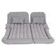 Weisshorn Inflatable Car Mattress 175x130cm, Grey - Premium PVC Camping Bed, Includes Air Pump & Pillows, 300kg Capacity
