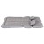 Weisshorn Inflatable Car Mattress 175x130cm, Grey - Premium PVC Camping Bed, Includes Air Pump & Pillows, 300kg Capacity