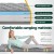 Giselle Bedding Foldable Single Mattress - 190x90cm, Breathable Polyester, Non-Slip, Medium Firm, Washable Cover