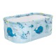 Weisshorn Foldable Bathtub 113x61cm Blue - PVC Spa Bucket with Insulation, Inflatable Cushion, and Easy Setup Weisshorn Foldable Bathtub 113x61cm Blue - PVC Spa Bucket with Insulation, Inflatable Cushion, and Easy Setup