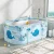 Weisshorn Foldable Bathtub 113x61cm Blue - PVC Spa Bucket with Insulation, Inflatable Cushion, and Easy Setup