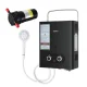 Devanti Portable LPG Gas Water Heater with Pump, Black – Outdoor Shower System, Adjustable Temp, LED Display, 60°C Max