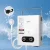 Devanti Portable LPG Gas Water Heater with Pump, LED Display, and Safety Features for Outdoor Use - White