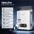 Devanti Portable Gas Water Heater - White Outdoor Camping Shower with LED Display, 60°C Max Temp, Lightweight & Safe