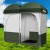 Weisshorn Double Camping Shower Toilet Tent - Portable 2-4 Person Change Room with Steel Poles, 224x114x212CM, Green Weisshorn Double Camping Shower Toilet Tent - Portable 2-4 Person Change Room with Steel Poles, 224x114x212CM, Green
