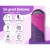 Weisshorn Kids Thermal Sleeping Bag 172cm - Pink, Water-Resistant, -5°C to 20°C, Lightweight, 250gsm Filling