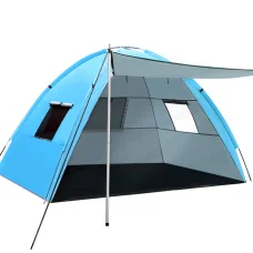Weisshorn 4-Person Camping Tent - Weather-Resistant, Double Layer 190T Polyester, UV Protection, Portable with Carry Bag