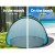 Weisshorn Pop-Up Beach Tent: 3-Person, 190T PU Material, UV & Water Resistant, Easy Setup with Carry Bag & Pegs