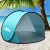 Weisshorn Pop-Up Beach Tent: 3-Person, 190T PU Material, UV & Water Resistant, Easy Setup with Carry Bag & Pegs