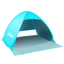 Weisshorn 3-Person Pop-Up Beach Tent - UV & Water Resistant, 190T PU, Easy Setup, Ideal for Camping & Fishing Shelter
