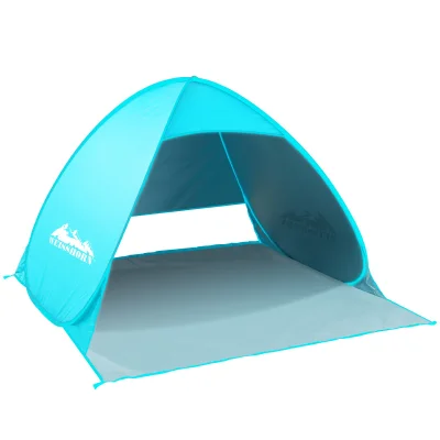Weisshorn 3-Person Pop-Up Beach Tent - UV & Water Resistant, 190T PU, Easy Setup, Ideal for Camping & Fishing Shelter