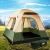 Weisshorn 4-Person Camping Tent - Water-Resistant, UV Protection, Polyester Fly, Fibreglass Poles, Green & Beige