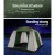 Weisshorn 6-Person Camping Tent, Weatherproof 190T Polyester, Spacious Design with Awning, Green/White, Easy Setup