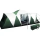 Weisshorn 12-Person Green Dome Tent - Spacious 3-Room Design, UV & Water-Resistant, Easy Setup with Carry Bag