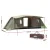 Weisshorn 10-Person Instant Up Camping Tent - UV Protected, Water-Resistant, 3 Rooms, Easy Setup, Green, 12kg