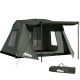 Weisshorn 2-3 Person Instant Camping Tent - UV Protected, PU1500 Water-Resistant, Easy Setup, Green, 240x216x148cm
