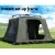 Weisshorn 2-3 Person Instant Camping Tent - UV Protected, PU1500 Water-Resistant, Easy Setup, Green, 240x216x148cm