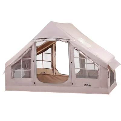 Weisshorn 6-Person Inflatable Beach Tent - PU3000 Water-Resistant, UV Protection, 300CM Spacious Family Shelter