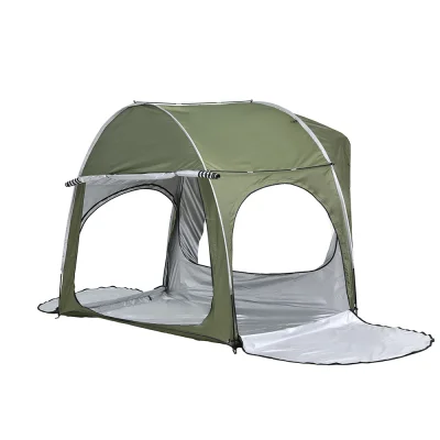 Weisshorn Green SUV Hatchback Tent: Portable 3-Person Oxford Fabric, UV Protection, Water-Resistant with Storage Pockets Weisshorn Green SUV Hatchback Tent: Portable 3-Person Oxford Fabric, UV Protection, Water-Resistant with Storage Pockets