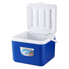 Glacio 26L Portable Ice Cooler Box for Camping, Dual Hot & Cold, Lightweight PE/EPS/PP, Easy Carry, Blue