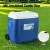 Glacio 38L Portable Ice Cooler Box with Wheels, Cup Holders, Hot & Cold, PE/EPS/PP, Camping, Beach, Blue