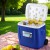 Glacio 38L Portable Ice Cooler Box with Wheels, Cup Holders, Hot & Cold, PE/EPS/PP, Camping, Beach, Blue
