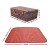 Alfresco 4 Person Picnic Basket Set, Willow & Faux Leather, 54x34x20cm, Red Blanket, Insulated Bag, Outdoor Fun