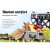 Alfresco 6-Person Picnic Basket Set, Willow, Navy, 54x38x20cm, Insulated Bag, Blanket, Plates, Cutlery Included