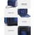 Alfresco 6-Person Picnic Trolley Bag, Insulated, Polyester & Cotton, Blue, Includes Cutlery & Plates, Easy Transport