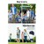 Alfresco 6-Person Picnic Trolley Bag, Insulated, Polyester & Cotton, Blue, Includes Cutlery & Plates, Easy Transport