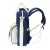 Alfresco 4-Person Picnic Backpack Set, Polyester, 44x37.3cm, Blue & Beige, Insulated Cooler, Outdoor Family Fun
